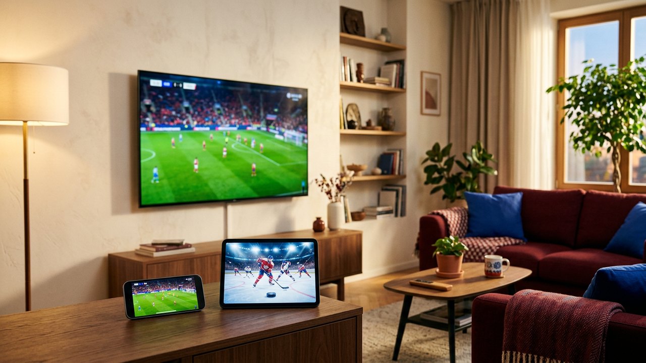 IPTV Česko — živý sport na chytré televizi, telefonu a tabletu